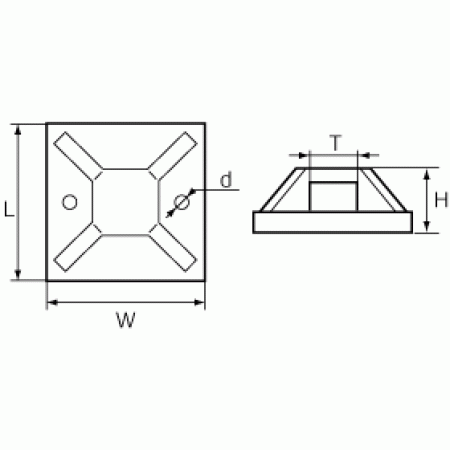 КВТ Площадка самоклеющаяся ПМС 30х30 49446 (цена за уп.) KVT КВТ Площадка самоклеющаяся ПМС 30х30 49446 (цена за уп.) KVT