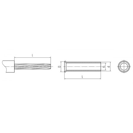 КВТ Наконечник втулочный НШВ 25–16 (мин партия 100 шт.) 57938 KVT КВТ Наконечник втулочный НШВ 25–16 (мин партия 100 шт.) 57938 KVT