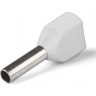 КВТ Наконечник втулочный двойной НШВИ(2) 0.5–8 (мин партия 100 шт.) 61584 KVT