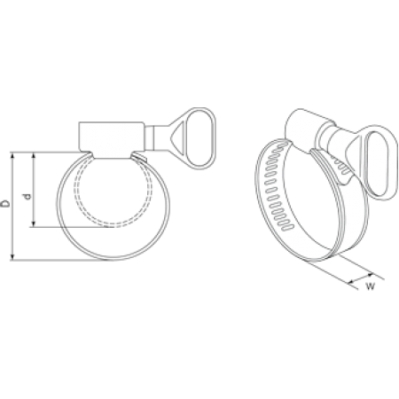 КВТ Хомут червячный PLB-9(16-25)/W2 (мин партия 100 шт.) 69003 KVT КВТ Хомут червячный PLB-9(16-25)/W2 (мин партия 100 шт.) 69003 KVT