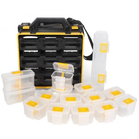 КВТ Кейс-органайзер двусторонний с 15 модулями К-01 76805 KVT КВТ Кейс-органайзер двусторонний с 15 модулями К-01 76805 KVT