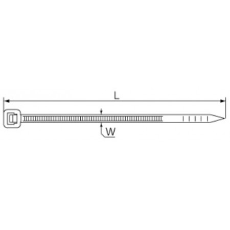 КВТ Стяжка нейлоновая КСС «Grizzly» 3х200 78818 (цена за уп.) KVT КВТ Стяжка нейлоновая КСС «Grizzly» 3х200 78818 (цена за уп.) KVT
