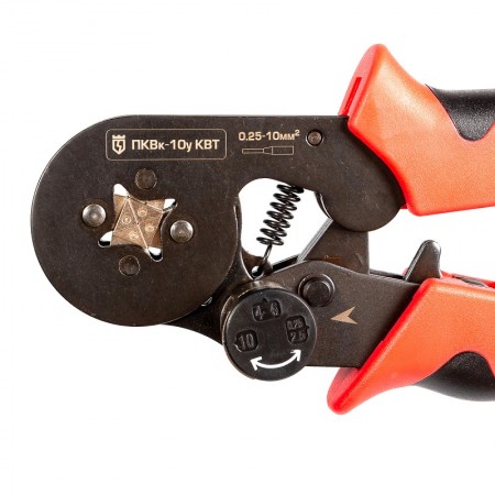 КВТ Мультидиапазонные пресс-клещи (кримперы) ПКВк-10у 78863 KVT КВТ Мультидиапазонные пресс-клещи (кримперы) ПКВк-10у 78863 KVT