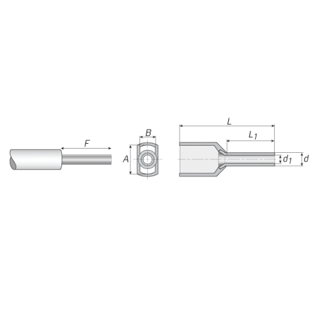 КВТ Наконечник штыревой втулочный двойной НШВИ(2) 1.0-8 (мин партия 500 шт.) 47505 / 79464 KVT КВТ Наконечник штыревой втулочный двойной НШВИ(2) 1.0-8 (мин партия 500 шт.) 47505 / 79464 KVT