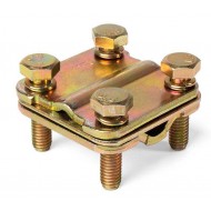 КВТ Зажим заземления крестообразный ЗАК-40 (мин партия 10 шт.) Fortisflex 83721 KVT