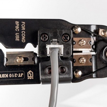 КВТ Кримпер многофункциональные со встроенным модулем для обжима RJ-45. JT-210 84824 KVT КВТ Кримпер многофункциональные со встроенным модулем для обжима RJ-45. JT-210 84824 KVT